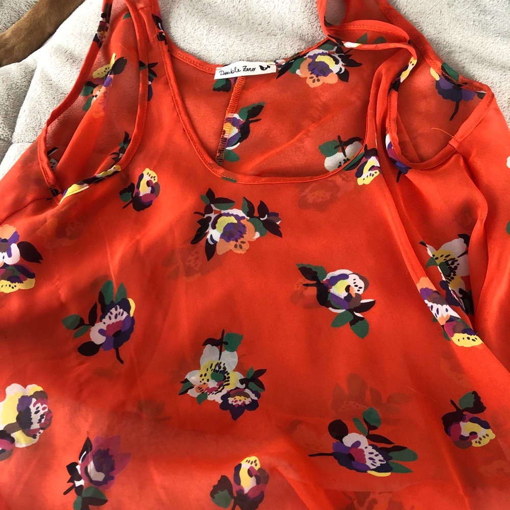 chiffon tank top